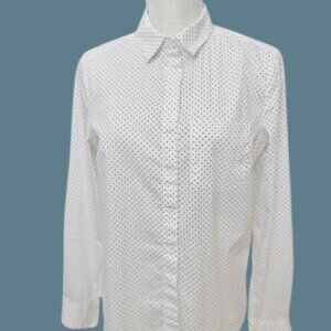 H&M Polka Dot Long-Sleeve Blouse